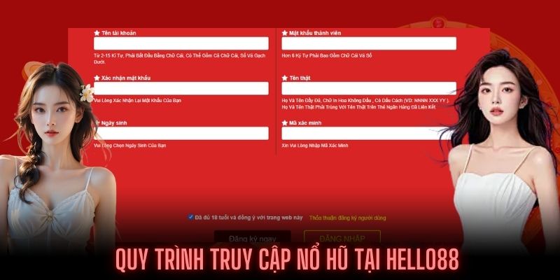 Cách truy cập vào Nổ hũ HELLO88